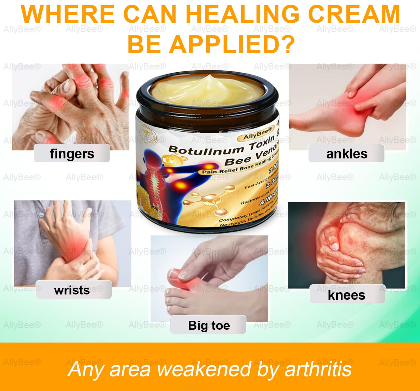 AllyBee™ Botulinum Toxin & Bee Venom Pain-Relief Bone Healing Cream