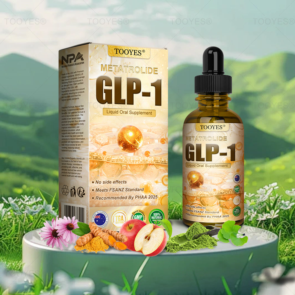 TOOYES® GLP-1 Slimming & Health Boost Drops Food-grade fat burner Developed by The Obesity Society)