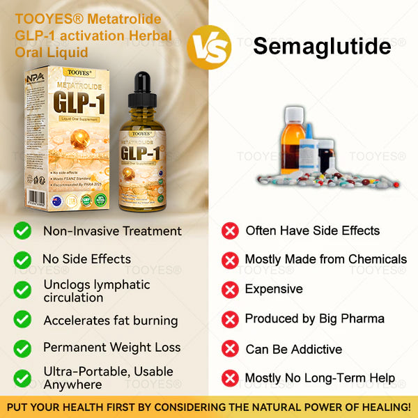 TOOYES® GLP-1 Slimming & Health Boost Drops Food-grade fat burner Developed by The Obesity Society)