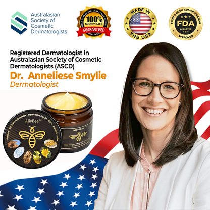 Mayo Clinic Official:AllyBee™ Bee Venom TALLOW ALL-in-oneTreatment Cream for Anti-Aging, Acne, Scars, Warts, Psoriasis, Dark Spots, Wrinkles & Eczema Relief